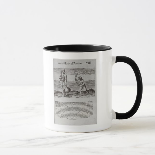 Indische Frau und junges Mädchen Tasse (Rechts)