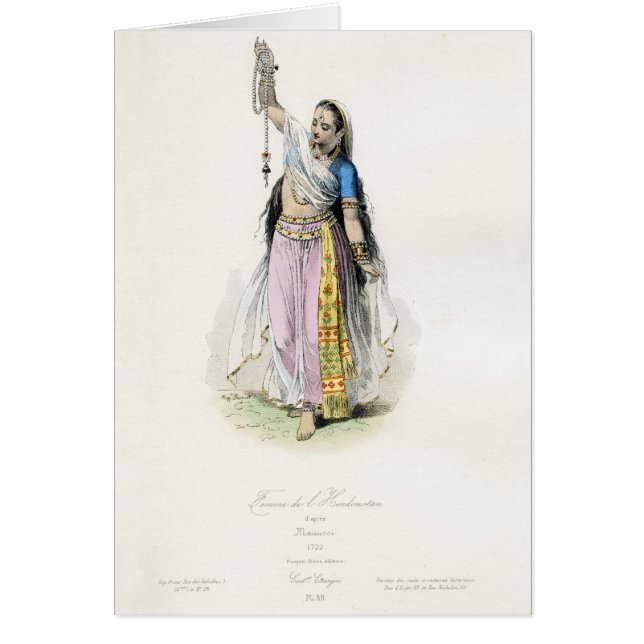 Indische Frauen-traditionelles Kostüm (Vorne)