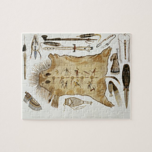 Indische Geräte und Arme, überziehen 21 von Puzzle (Horizontal)