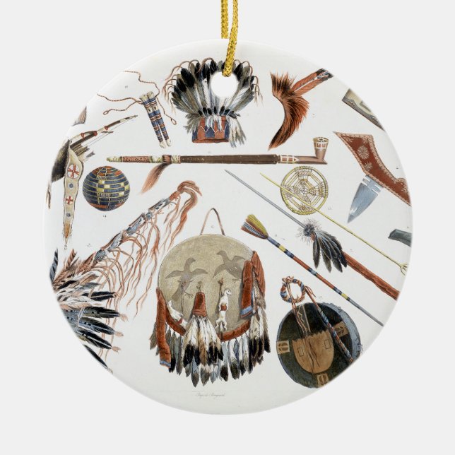 Indische Geräte und Arme, überziehen 48 von Keramikornament (Vorne)