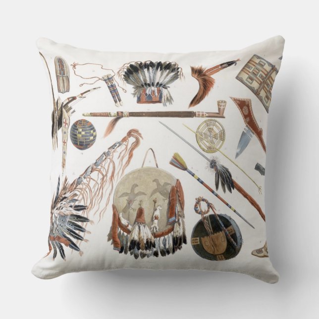 Indische Geräte und Arme, überziehen 48 von Kissen (Vorderseite)