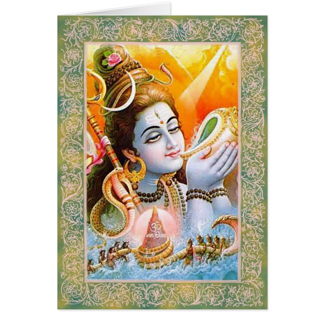 Indische Götter/Lord Shiva - Notecard (Vorne)