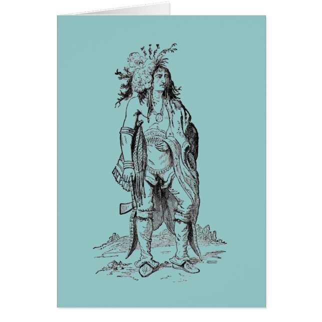 Indische Grußkarte (Vorne)