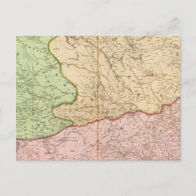 Indische Halbinsel Nord Postkarte (Vorderseite)