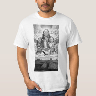 Indische Häuptlinge der Indianer T-Shirt