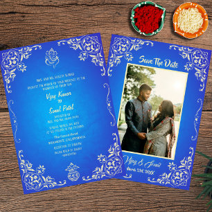 Indische Hindu Hochzeitseinladung mit individuelle Einladung