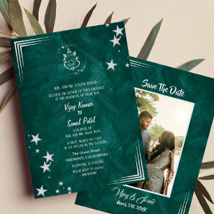 Indische Hindu Hochzeitseinladung mit individuelle Einladung