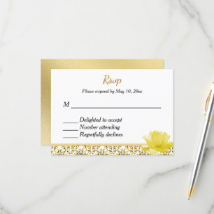 Indische Hindu-Hochzeitseinladung RSVP Karte
