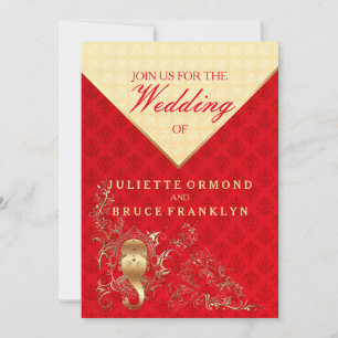 Indische Hochzeit - Einladung