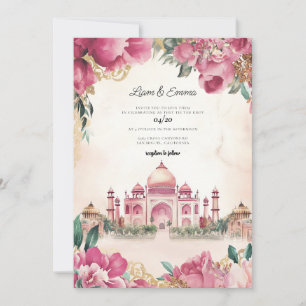 Indische Hochzeit Einladung