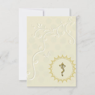 Indische Hochzeit hinderu Ganesha Einladung