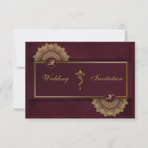 Indische Hochzeit Hindu Ganesha Einladung