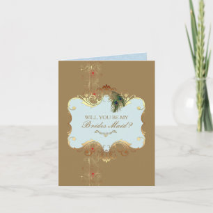 Indische Hochzeit II - Brautjungfer Karte