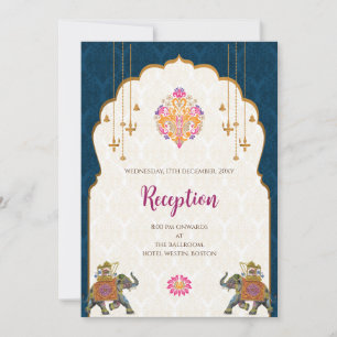 Indische Hochzeitseinladung Digitale Hindu-Hochzei Einladung