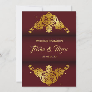 Indische Hochzeitseinladung Ethnic Mandala Save The Date