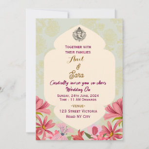 Indische Hochzeitseinladungen Einladung