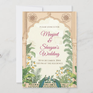 Indische Hochzeitseinladungen & Hindu-Hochzeitskar Einladung