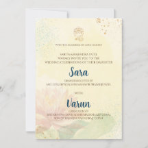 Indische Hochzeitseinladungskarte Digitale hinduis