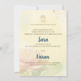 Indische Hochzeitskarte Digitale Hindukarte Einladung