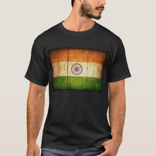 Indische Holzflagge T-Shirt