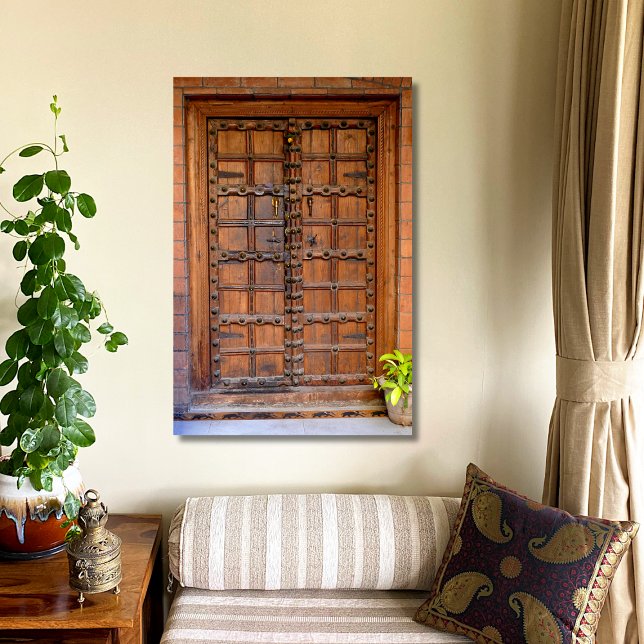 Indische Holztür Poster (Von Creator hochgeladen)