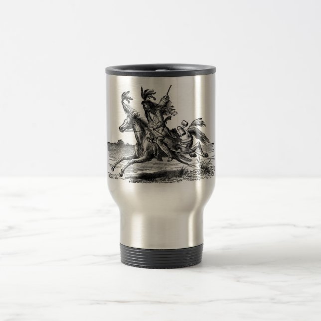 Indische Horseback-Tasse Reisebecher (Mittel)