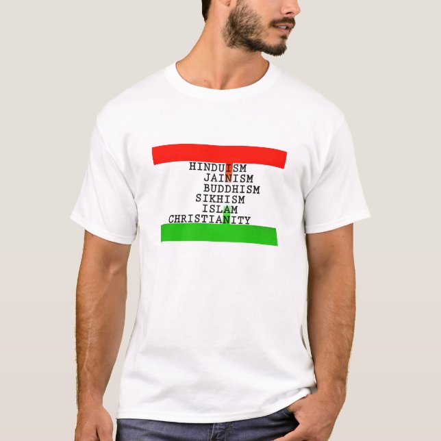 Indische Identitätsreligionen T-Shirt (Vorderseite)
