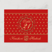 Indische Inspirierte Hochzeitskarte