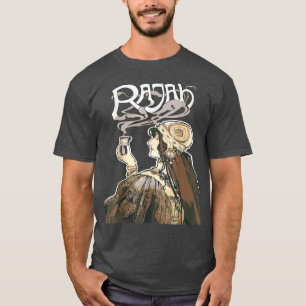 Indische Kaffee-Dämpfe Art Nouveau Vintage-Werbung T-Shirt