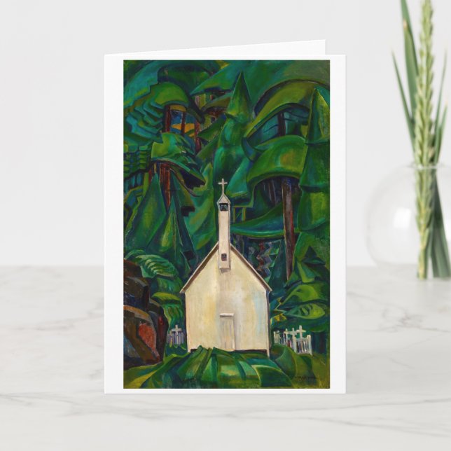 Indische Kirche | Emily Carr | Karte (Vorderseite)
