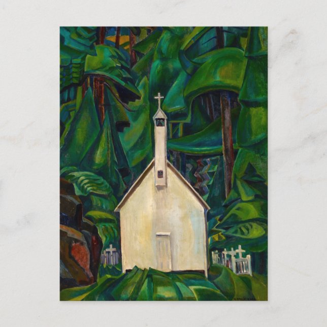 Indische Kirche | Emily Carr | Postkarte (Vorderseite)