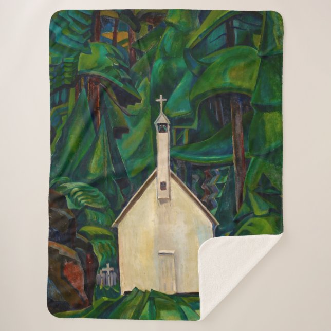Indische Kirche | Emily Carr | Sherpadecke (Vorderseite)