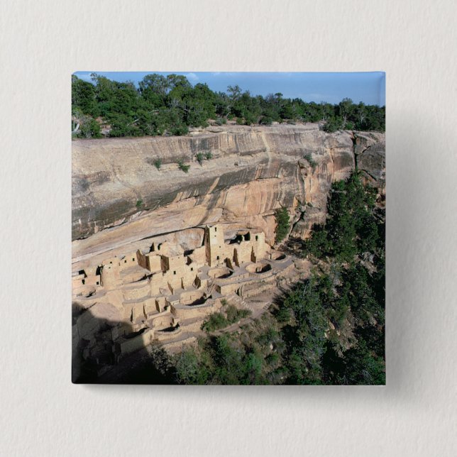 Indische Klippenwohnungen des Pueblos Button (Vorderseite)