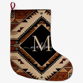 Indische Kultur Boho Style Großer Weihnachtsstrumpf