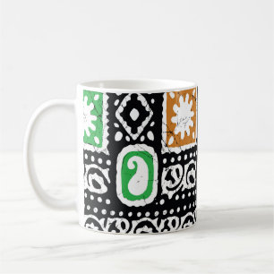 Indische Kultur: Traditionelles Art Design Kaffeetasse