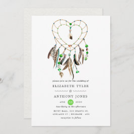 Indische Legende Tribal Boho Wedding Einladung