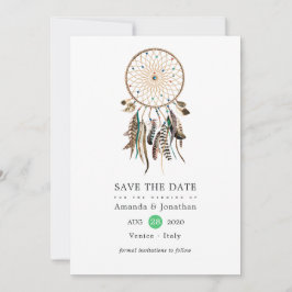 Indische Legende Tribal Boho Wedding Save The Date