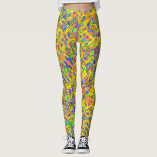 Indische Leggings abstrakter Kunst