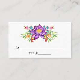 Indische Lotus-Blume Platzkarte