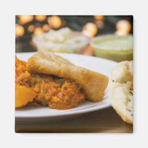 indische Mahlzeit Magnet