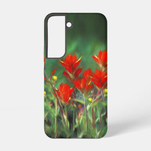 Indische Malerei mit Pinsel - Originelle Blume Samsung Galaxy Hülle