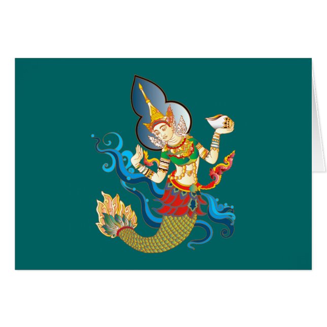 indische Meergöttin indian sea goddess (Vorderseite (Horizontal))