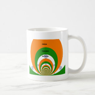 Indische Nationalfarben-Design mit "Hakuna Mat Kaffeetasse