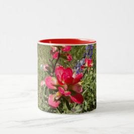 Indische Paintbrush-Tasse Zweifarbige Tasse