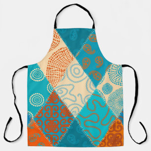Indische Patchwork nahtlos Vintages Design. Schürze