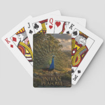 Indische Pfauen-Waldkante ANIMALS Poker