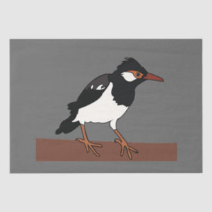 Indische Pied Myna Vogel Kunst Seidenpapier