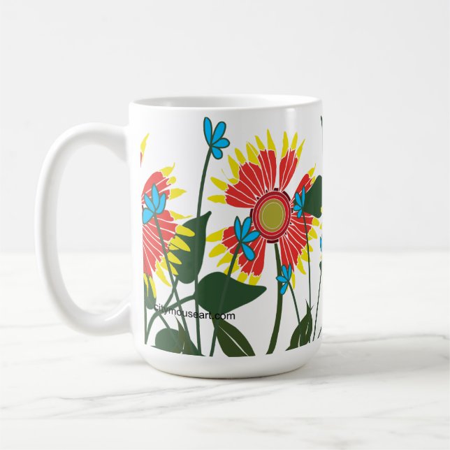 Indische Pinsel Kaffee Tasse (Links)