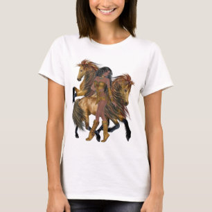 Indische Prinzessin und Hallion-Shirt T-Shirt