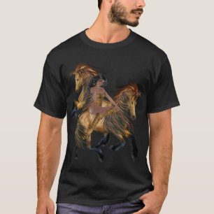 Indische Prinzessin und Hallion-Shirt T-Shirt